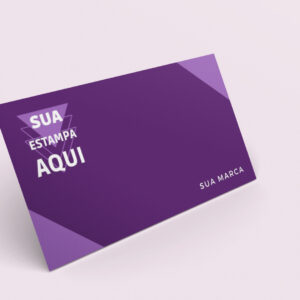 Cartão de Visita Simples 4x0 1000un