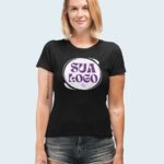 Baby Look Básica Colorida Adulto Personalizada