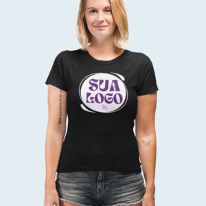 Baby Look Básica Colorida Adulto Personalizada