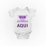 Body Personalizado Infantil Branco Liso