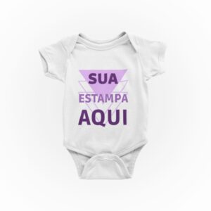 Body Personalizado Infantil Branco Liso