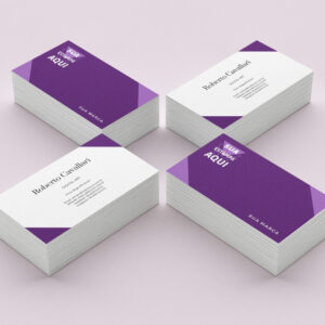 Cartão de Visita Simples 4x4 1000un