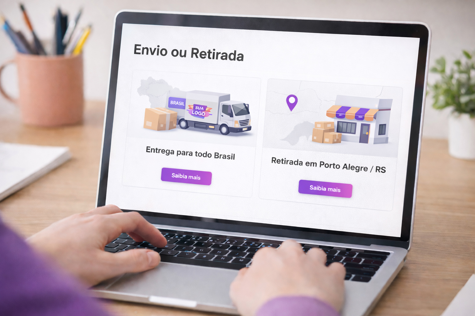 Envio ou retirada