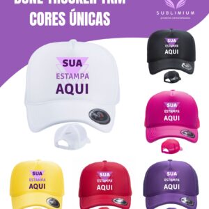 Boné Personalizado Trucker Redinha TKM Cor Única