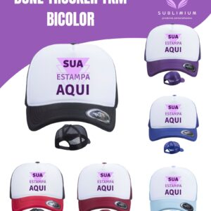 Boné Personalizado Trucker Redinha Bicolor