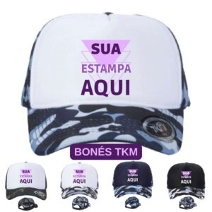 Boné Camuflado Personalizado TMK Redinha Aba Curva