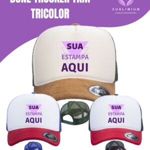 Boné Personalizado TMK Redinha Aba Curva 3 Cores