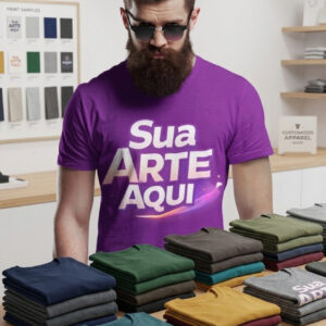 Camiseta Colorida Personalizada Poliéster