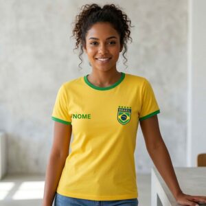Baby Look Brasil Personalizada - Edição Limitada