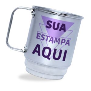 Caneca Personalizada Alumínio 400mL