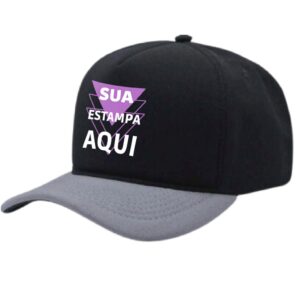 Boné Personalizado Classic Hats Original Aba Curva Fechado Sarja Logo Nome Frase