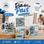 Caneca Personalizada Dia dos Pais Com Foto